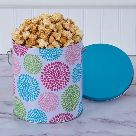Jubilee Floral Cinnamon Popcorn Tin