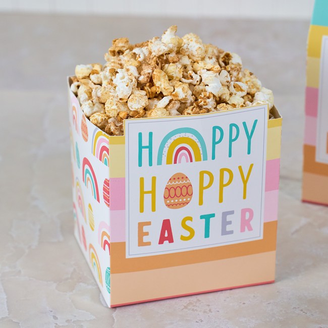 Happy Hoppy Easter Cinnamon Kettlecorn Popcorn Gift
