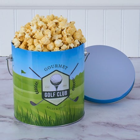 Golf Kettle Popcorn Tin