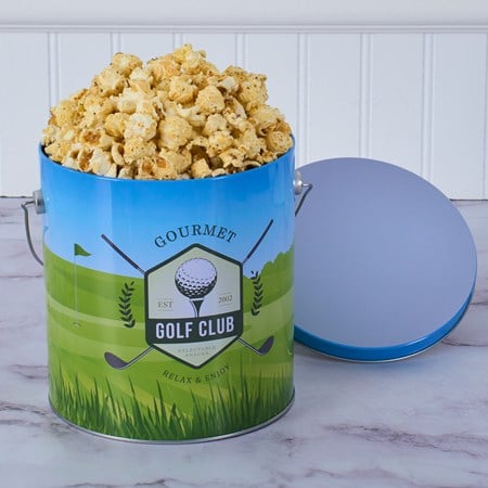 Golf Salt and Pepper Popcorn Tin