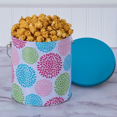 Jubilee Floral Caramel Popcorn Tin