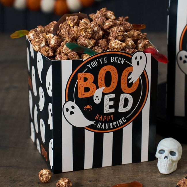 Worms in Dirt Chocolate Popcorn Box