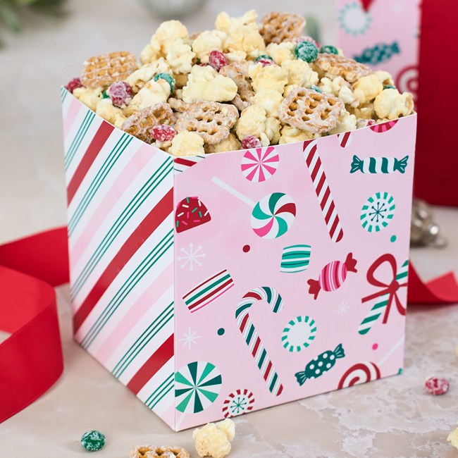 Holly Jolly Christmas Crunch Popcorn Gift