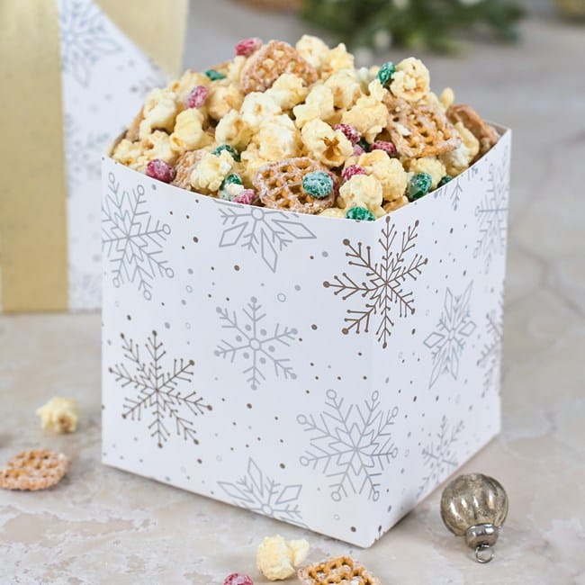 Classic Christmas Crunch Popcorn Gift