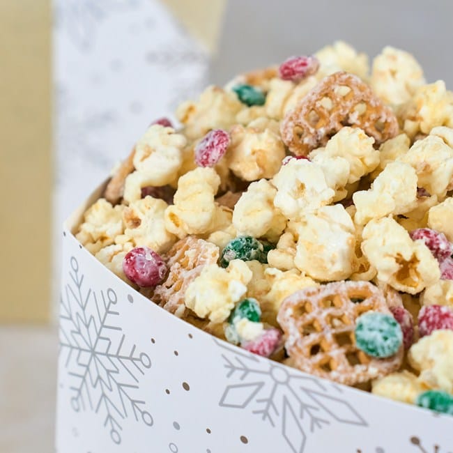 Classic Christmas Crunch Popcorn Gift