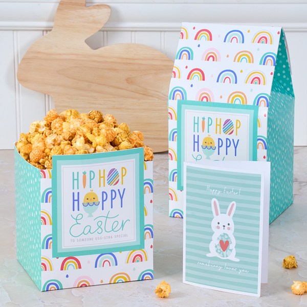 Hip Hop Mixed Cheddar  and Caramel Popcorn Gift