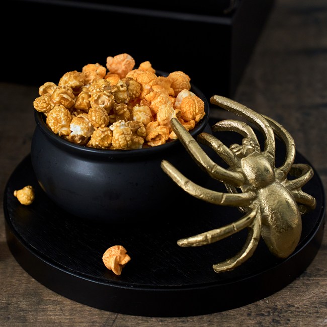 Happy Halloween Cheesy Cheddar and Caramel Popcorn Duo Experience
