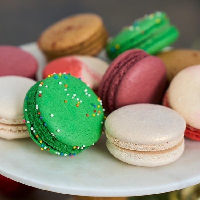 Christmas Holiday Macarons