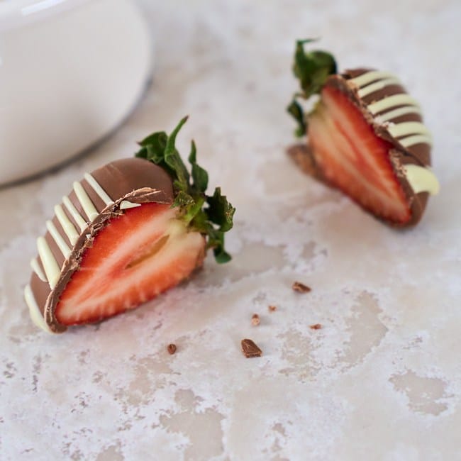 Triple Chocolate Covered Strawberries Dozen