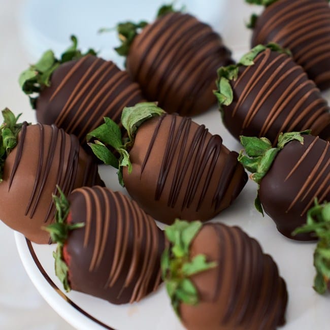 Dark & Milk Chocolate Covered Strawberries Dozen
