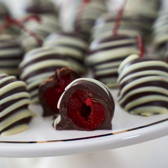Belgian Chocolate Covered Cherries, chocolate cherries