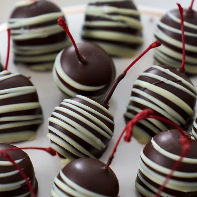 Belgian Chocolate Covered Cherries, chocolate cherries