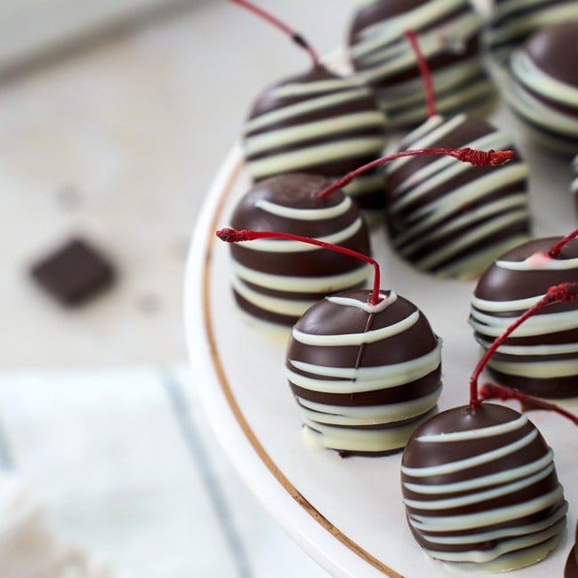 Belgian Chocolate Covered Cherries, chocolate cherries