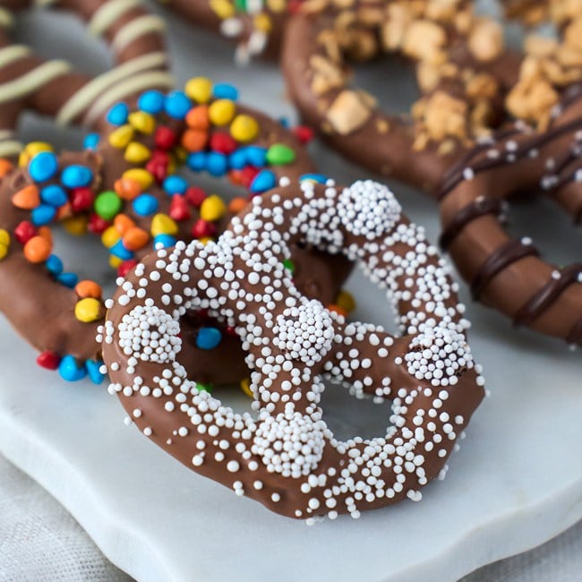 Gourmet Chocolate Dipped Pretzels