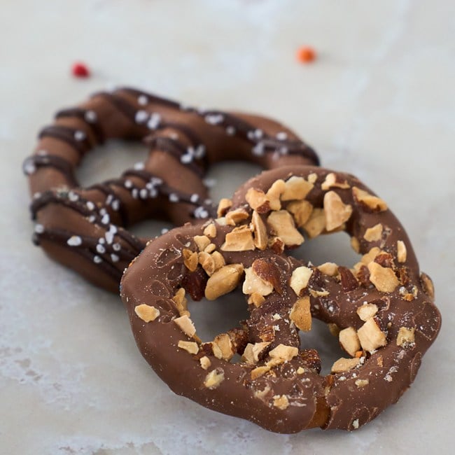 Gourmet Chocolate Dipped Pretzels