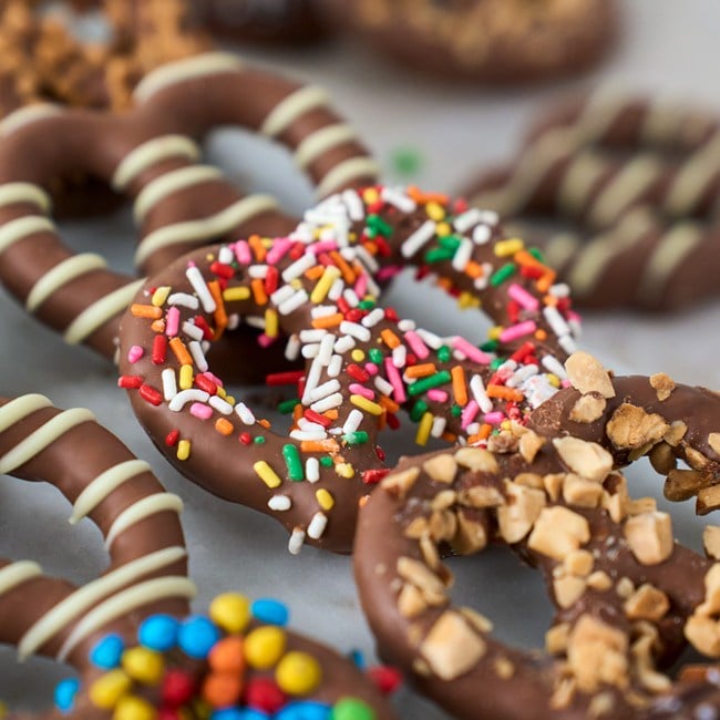 Gourmet Chocolate Dipped Pretzels
