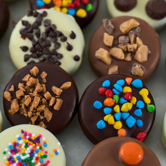Gourmet Chocolate Dipped Oreo Cookies - 24 piece
