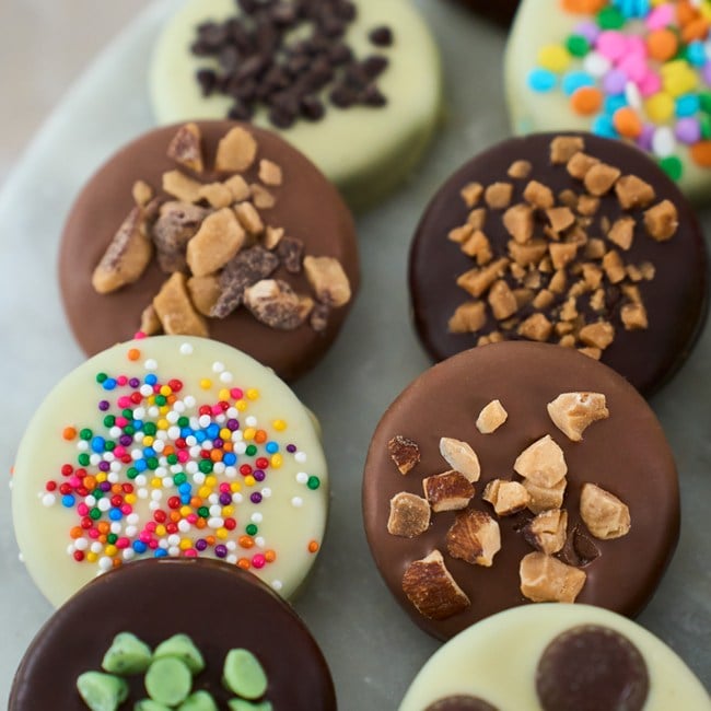 Gourmet Chocolate Dipped Oreo Cookies - 24 piece