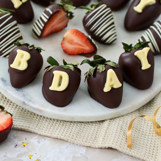 Happy B-Day - Chocolate Covered Berries